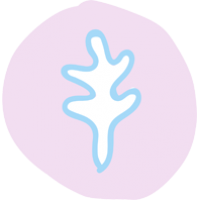 Algen gezeichnetes Icon Nährstoff Algen-DHA Nahrungsergänzungsmittel VELNATAL® plus mit Quatrefolic®